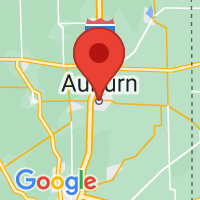 Map of Auburn, IN